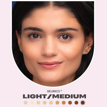 Seurico™ Super Coverage Foundation with Buffing Brush