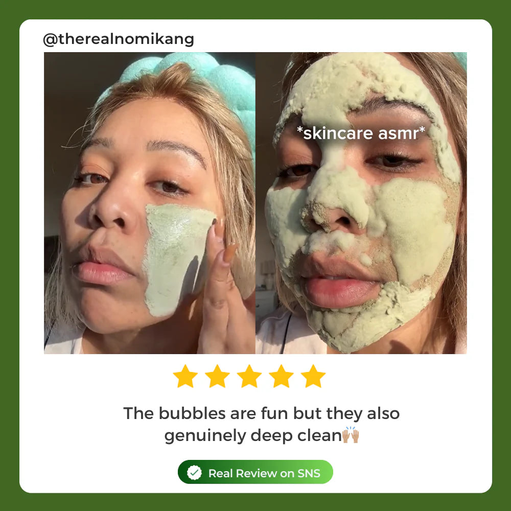 Holy Basil Sparking Bubble Mask-Limited Time 75%OFF 🔥LAST DAY⏰