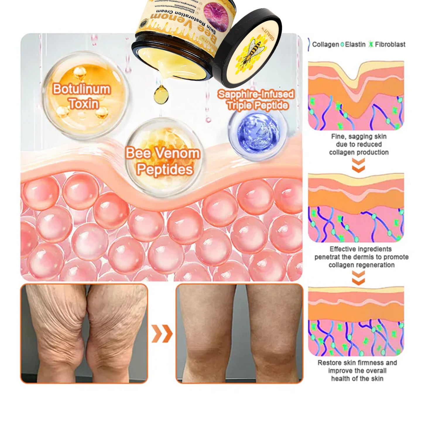 ✨FDA Approved: ODALIT® Bee Venom Skin Restoration Cream-🔥Limited Time 70%OFF 🔥